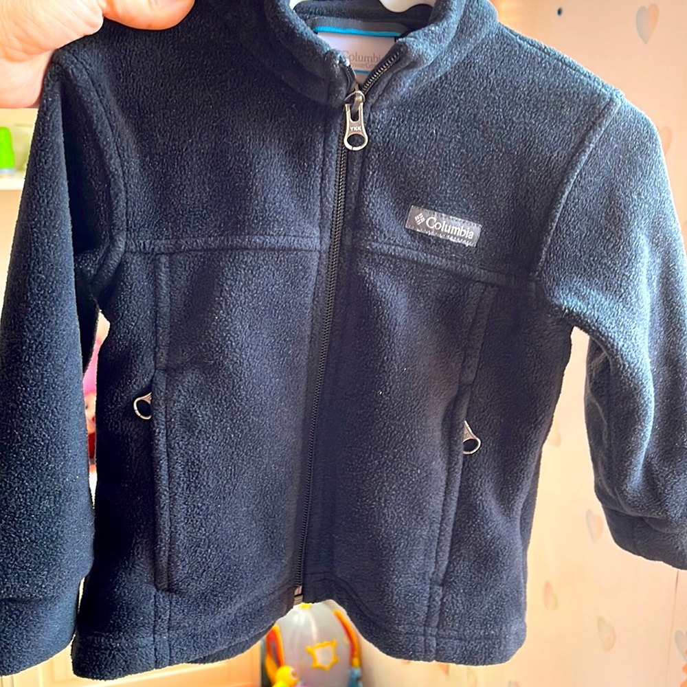 Columbia fleece jacket 2T in black
